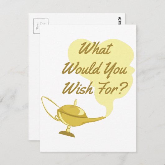 Carte Postale Ce que vous voulez (Devant / Derrière)