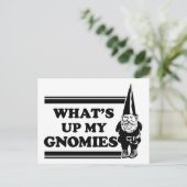 Carte Postale Ce qui est vers le haut de mon Gnomies (Debout devant)