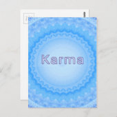 Carte Postale Ce Qui Se Passe...Soft Pastel Positive "Karma" (Devant / Derrière)