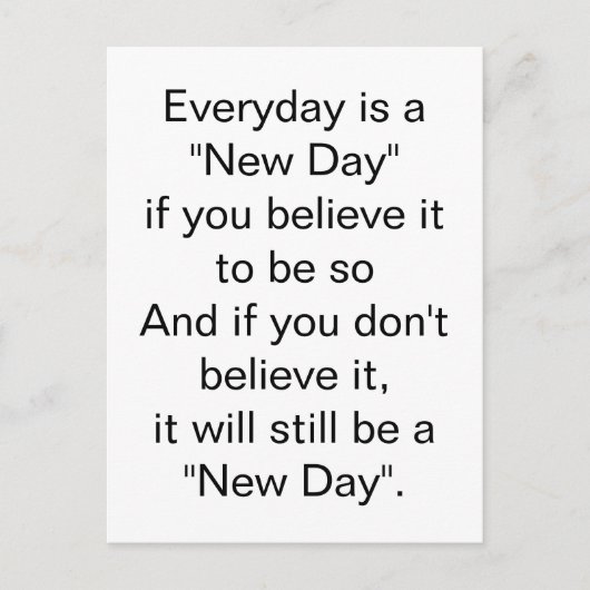 Carte Postale Ce sera encore une nouvelle inspiration (Devant)