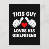 Carte Postale Ce type aime sa copine (Devant)