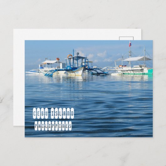 Carte Postale Cebu aux Philippines (Devant / Derrière)