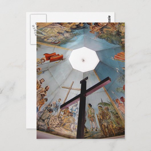 Carte Postale Cebu, Croix de Magellan (Devant / Derrière)