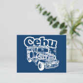 Carte Postale Cebu Jeepney (Debout devant)
