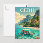 Carte Postale Cebu Philippines (Devant / Derrière)