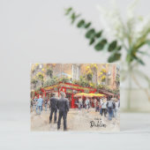 Carte Postale Ceci est Dublin-Irlande (Debout devant)