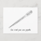 Carte Postale Ceci N'est Pas Une Pipette (Devant)