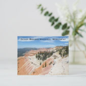 Carte Postale Cedar Breaks Monument National (Debout devant)