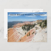 Carte Postale Cedar Breaks Monument National (Devant / Derrière)
