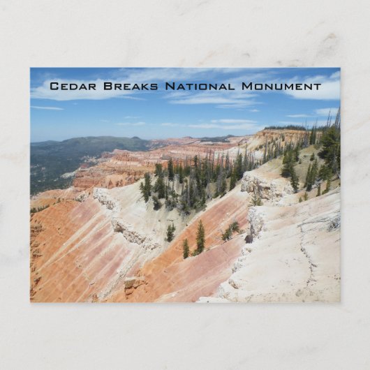 Carte Postale Cedar Breaks Monument National (Devant)