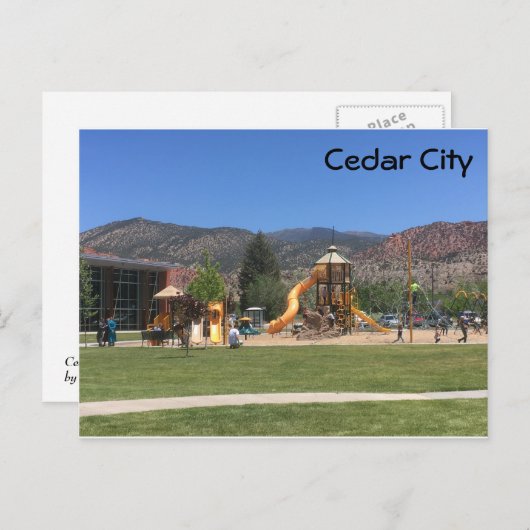 Carte Postale Cedar City (Devant / Derrière)