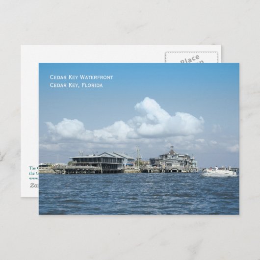 Carte postale Cedar Key Waterfront (Devant / Derrière)