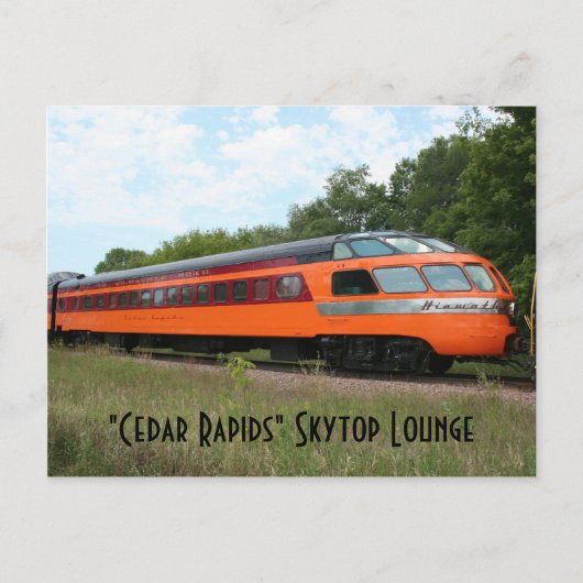 Carte postale "Cedar Rapids" Skytop Lounge (Devant)