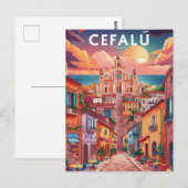 Carte Postale Cefalu, Sicile, Italie (Devant / Derrière)