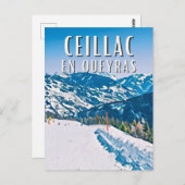 Carte Postale Ceillac en Queyras Station de ski (Devant / Derrière)