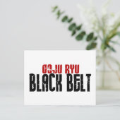 Carte Postale Ceinture noire Goju Ryu (Debout devant)