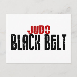 Carte Postale Ceinture noire Judo