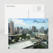 Carte Postale ceinture verte mannequin (Devant / Derrière)