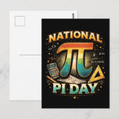 Carte Postale Celebrate Pi (Devant / Derrière)