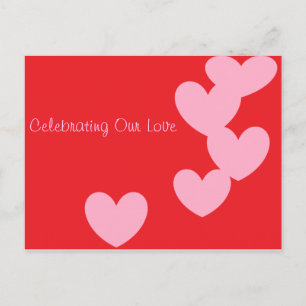 Carte Postale Celebrating Our Love Post card