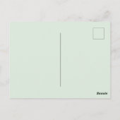 Carte Postale Célébration avec mes proches dîner de répétition (Dos)