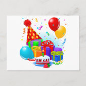 Carte Postale Célébration d'anniversaire  (Devant)