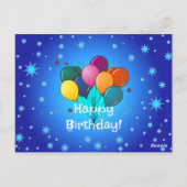 Carte Postale Célébration d'anniversaire (Dos)