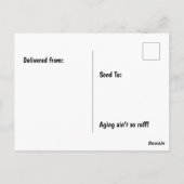 Carte Postale Célébration d'anniversaire de Bouledogue Français (Dos)