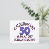 Carte Postale Célébration de 50 ans d'enfer (Debout devant)