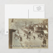 Carte Postale Célébration de Deadwood 1888 (Devant / Derrière)