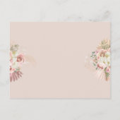 Carte Postale Célébration de la vie avec arche en herbe des Pamp (Dos)