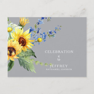 Carte Postale Célébration de la vie  Perte d'un être cher 