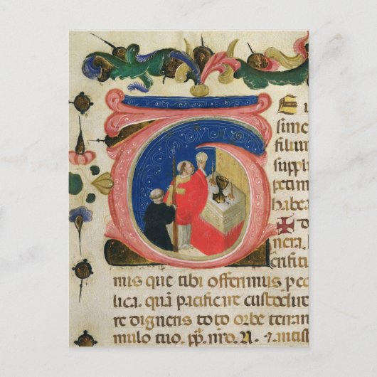 Carte Postale Célébration de l'eucharistie (Devant)