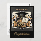 CARTE POSTALE " CÉLÉBRATION DE L'EXCELLENCE : JOUR DE DIPLÔME 20 (Devant / Derrière)