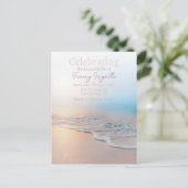 Carte Postale Célébration de vie de l'enterrement à Ocean Beach  (Debout devant)