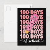 Carte Postale Célébration des 100 jours d'école (Devant / Derrière)