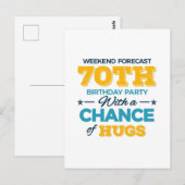 Carte Postale Célébration des 70 ans (Devant / Derrière)