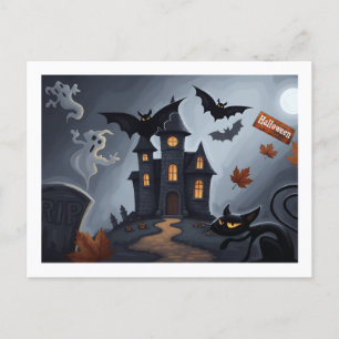 Carte Postale Célébration d'Halloween