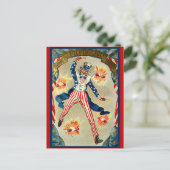 Carte Postale Célébration du 4 juillet - Oncle Sam (Debout devant)