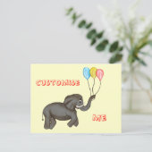 Carte Postale Celebration Elephant. (Debout devant)