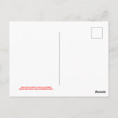 Carte Postale Célébration - Journée internationale de la femme (Dos)