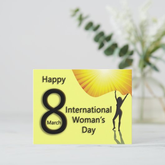 Carte Postale Célébration - Journée internationale de la femme (Debout devant)