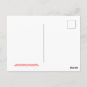 Carte Postale Célébration - Journée internationale de la femme (Dos)