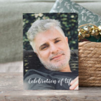 Célébration Moderne de la Vie avec Faire-Part de F