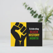 Carte Postale Célébration motivante du Mois de l'histoire des No (Debout devant)