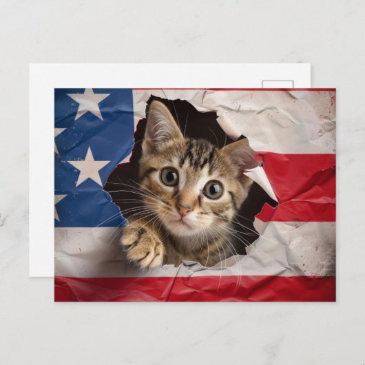 Carte Postale Célébration patriotique (Devant / Derrière)