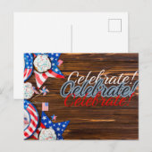 Carte Postale Célébration patriotique (Devant / Derrière)
