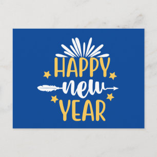 Carte Postale Célébrations de la Nouvelle Année