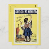 Carte Postale Célèbre Chocolat Menier poster vintage (Devant / Derrière)