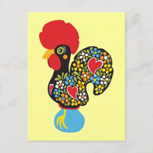 Carte Postale Célèbre coq de Barcelos Nr 06